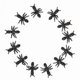 thumbnail image 1 of 50Pcs/Lot Halloween Plastic Black Ants Joking Toys Decoration Realistic Funny, 1 of 5