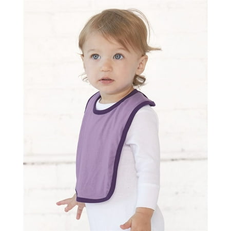 

Rabbit Skins Infant Contrast Trim Premium Jersey Bib