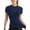 blue, variant on Fitness wear, Women's Yoga wear, top, Quick-Dry Clothes, Running Sportswear, Elastic Tights, Base Shirt, Short-Sleeved Shirt