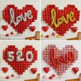thumbnail image 2 of Kripyery Heart Balloons Inflatable Not Easy to Burst Leak-proof Large Size Party Supplies Decorate Reusable Background Heart-Shaped Foil Balloons for Wedding, 2 of 8