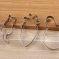 thumbnail image 2 of Raindrops 1 Set Cookie Cutters Stainless Steel Biscuit Molds For Baking Various Shapes Easy, 2 of 8