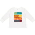 thumbnail image 3 of Inktastic Eat Sleep Paintball Repeat Boys or Girls Long Sleeve Toddler T-Shirt, 3 of 5
