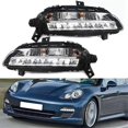 thumbnail image 5 of For Porsche Panamera 2010-2013 Car LED Front Bumper Daytime Running Light DRL Fog Light Lamp 9706310, 5 of 5