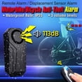 thumbnail image 4 of Carga USB Alarma de Vibración para Bicicleta Motocicleta Impermeable Alarma para Bicicleta Eléctrica Control Remoto Sensor de Seguridad Antipérdida, 4 of 7