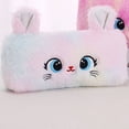 thumbnail image 4 of Estuche de peluche con forma de gato de dibujos animados, gran capacidad, suave y moderno, para estudiantes, 4 of 12
