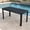 Black, variant on DEAUL Outdoor Rectangle Dining Table, 67" Rounded Edge All-Weather HIPS Table for 6 with Umbrella Hole, Furniture for Garden Poolside Backyard (Black)