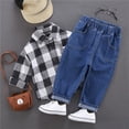 thumbnail image 2 of RUTAYY Toddler Boys Girls Jeans Boys Children Casual Fashion Personalized Jeans Lovely Pants, 2 of 4