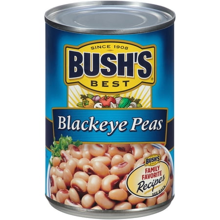 (6 Pack) Bush's Best Blackeye Peas, 15.8 oz