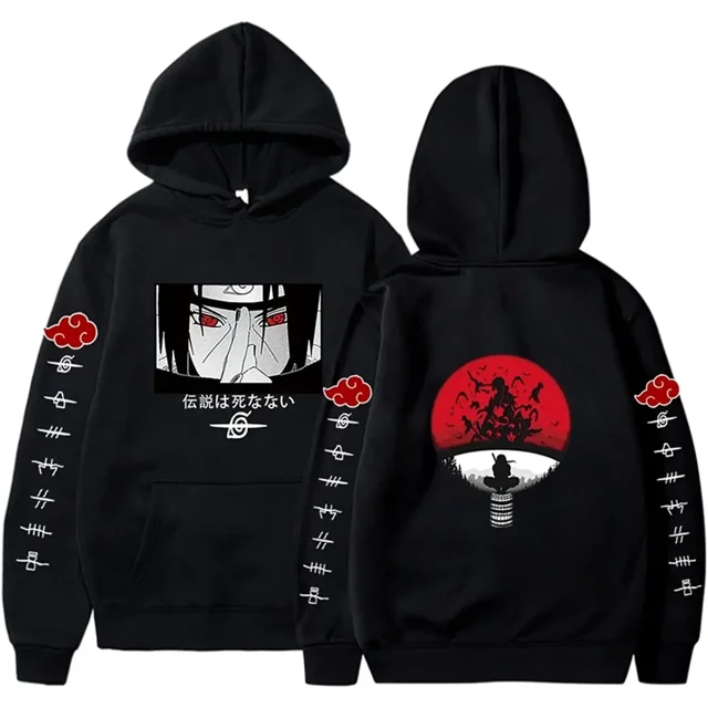 Sudadera con capucha unisex Akatsuki Cloud, jersey con estampado de moda, ropa de calle cómoda, top de hip hop, otoño e invierno, superventas