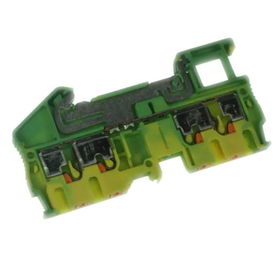 3209594 Conn Ground Modular Terminal Block F 4 POS T DIN Rail