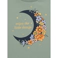 thumbnail image 2 of Wonder Nation Girls Cropped, Short Sleeve, Graphic T-Shirt, Sizes 4-18, 2 of 3
