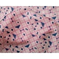 thumbnail image 4 of oneOone Silk Tabby Fabric Diamond & Triangle Geometric Print Fabric By Yard 42 Inches Wide, 4 of 4