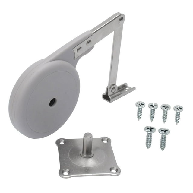 simhoa Lid Support Hinge Toy Case Hinges Soft Close Silent Damping Sturdy Easy to Install 90 Degrees Open Lid Stay for Storage Trunk Short arms