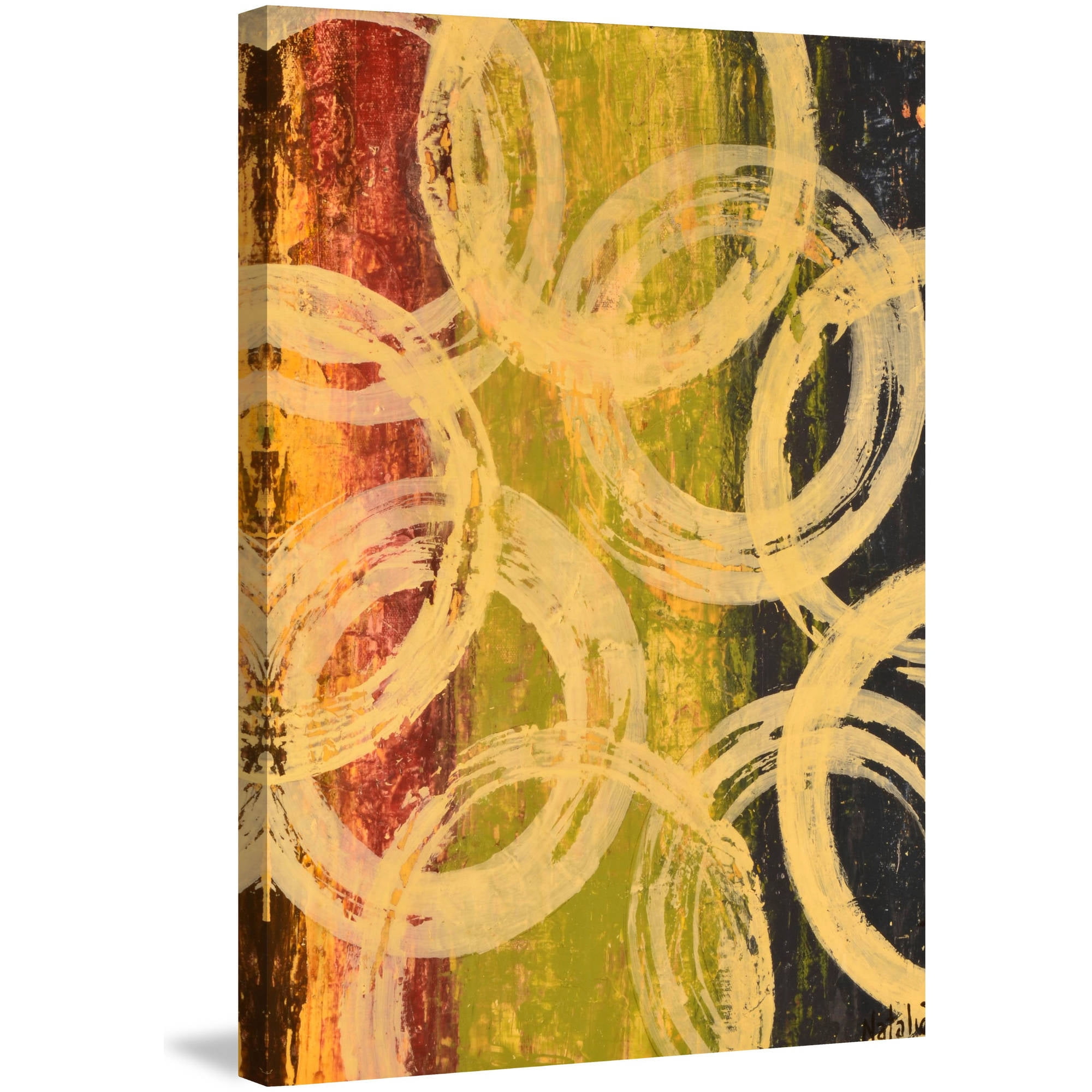 Marmont Hill "Rings of Engagement I" Painting Print on Wrapped Canvas