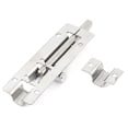 thumbnail image 2 of Unique Bargains 4" Long Stainless Steel Door Gate Security Latch Slide Lock Bolt, 2 of 4