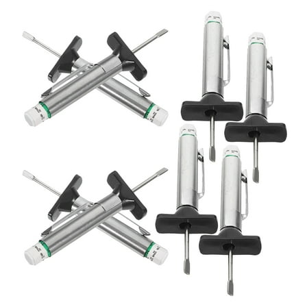 8 Pcs Tire Tread Depth Gauge Tool Digital Pressure with Inflator