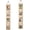 Natural Wood, variant on 4x6 Hanging Picture Frames Collage Set of 2, 4 Openings 4 x 6 Photo Frames for Vertical 4 by 6 inch Pictures for Wall Decor, Rustic
