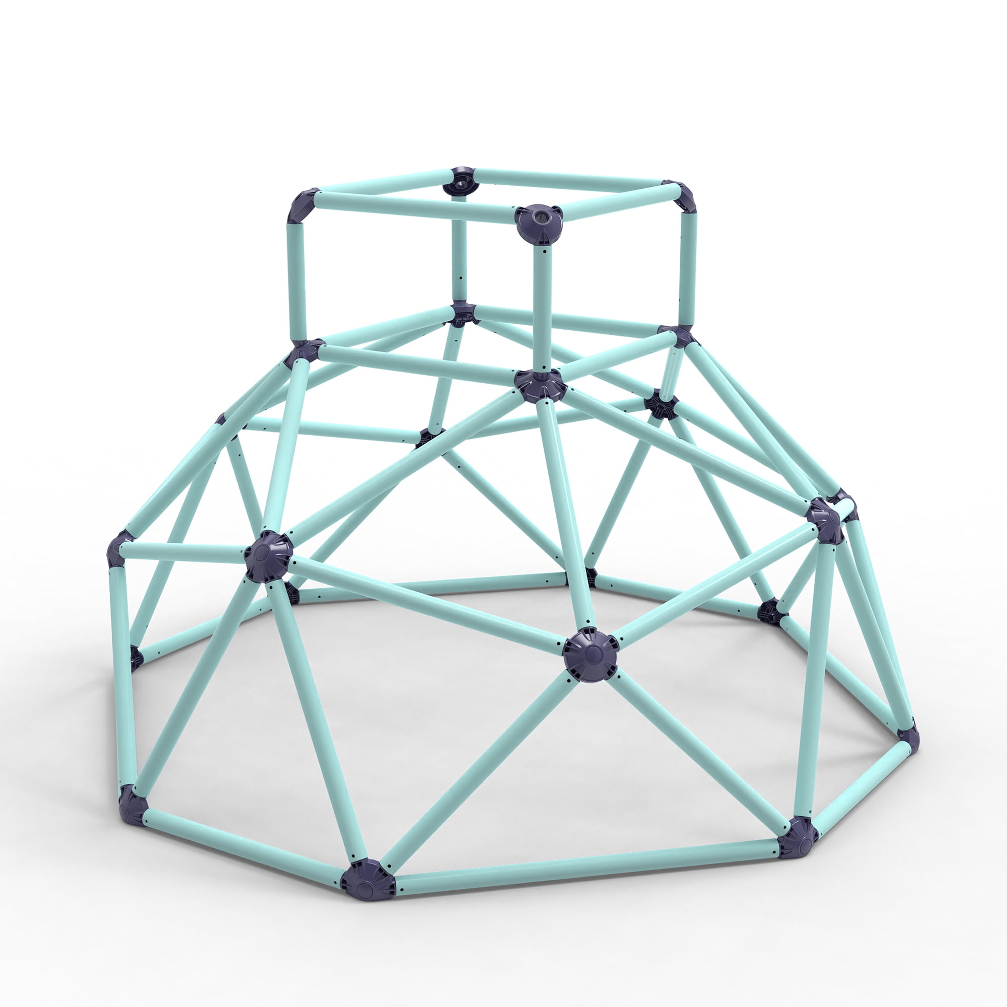 Geometric Climbing Dome for Kids Ages 3 to 10, Galvanized Steel Indoor Outdoor Climbing Frame, Sturdy High Load Capacity, Portable Easy Assembly Play Equipment