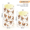 thumbnail image 4 of Corgi Paw Prints Pattern Flameless Candles 2 PCS with Remote Realistic Moving Flame LED Tapered Pillar Set for Home Decor, 4 of 7