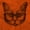 Orange, variant on Cat with Glasses Cute Hipster Kitty Plus Size Crewneck Graphic Tee Shirt Brisco Brands 2X