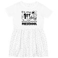 thumbnail image 3 of Inktastic It's My 1st Day of Preschool Clouds and Sunshine Girls Toddler Dress, 3 of 5