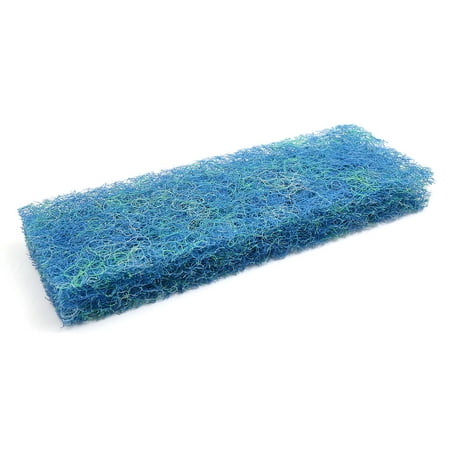Blue Rectangular Bio Chemical Mat Filter Sponge for Betta Aquarium 14.6