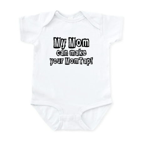 

CafePress - New My Mom Can Make Your Mom Infant Bodysuit - Baby Light Bodysuit Size Newborn - 24 Months