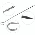 thumbnail image 4 of Brochetas 10PCS BBQ Barbacoa Asar Cocinar Largo Acero Inoxidable, 4 of 7