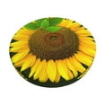 thumbnail image 2 of Lsque Sunflower3 Round Bar chair cushion covers Velvet Fabric Premium Comfort Protects from Scratches and Stains for 14-17 Inch Chair- 14 inch, 2 of 7