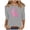 Gray—Breast Cancer Shirts for Women, variant on AGWOLF Breast Cancer Support T-Shirt for Women Pink Ribbon 3/4 Sleeve Shirts Loose Fit Crew Neck Pullover Lightweight Breathable Soft Graphic Tee Black S