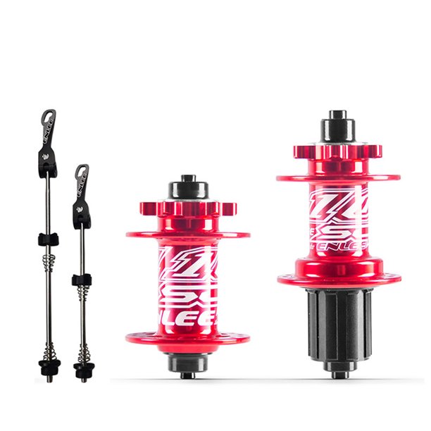 Greeniant 2 uds bujes de bicicleta rodamiento de liberación rápida disco de freno de bicicleta de montaña tarjeta ciclismo trinquete reemplazo Hub Ciclismo rojo 6 garra Greeniant OD019836-04B