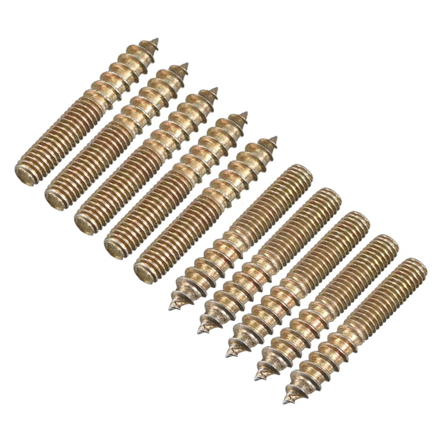 Colgador Pernos M6x40mm Unique Bargains 24uds Doble Extremo Rosca Pasador Tornillos para Madera