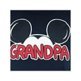 thumbnail image 2 of Disney Mickey Grandpa Family Navy Adult Mens Tee Shirt, 2 of 3