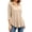 Beige, variant on Women's Plus 3/4 Sleeve Tunic Tops Drawstring Hoodie V Neck Loose Fit Curved Hem Hooded Shirts to Wear with Leggings Fall Casual Outfits, Army Green, L