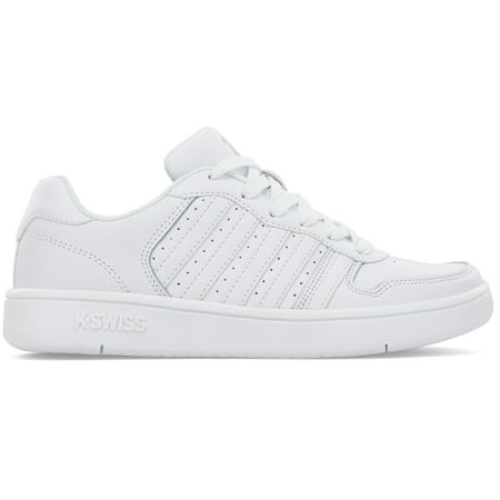 

K-Swiss Mens Court Palisades White/Gray Sneakers