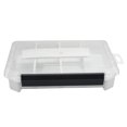 thumbnail image 1 of Youkk Fishing Box Storage Bait Lure Accessory Compartments Case Clear Tackle Outdoor Grids Practical Portable Capacity Green White, 1 of 6