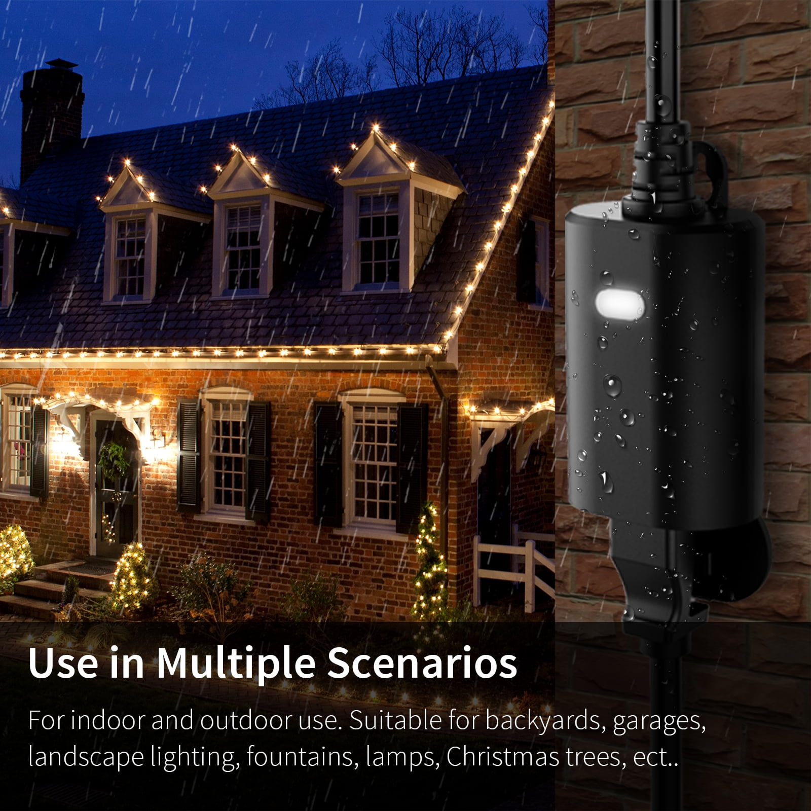 Minoston Outdoor Smart Plug WiFi Outlet Heavy Duty Plug-in Outlet, Remote  Control, Waterproof, Compatible with Alexa Google Assistant, No Hub  Required, Black(MP22W) - Ezlo Smart Home Shop