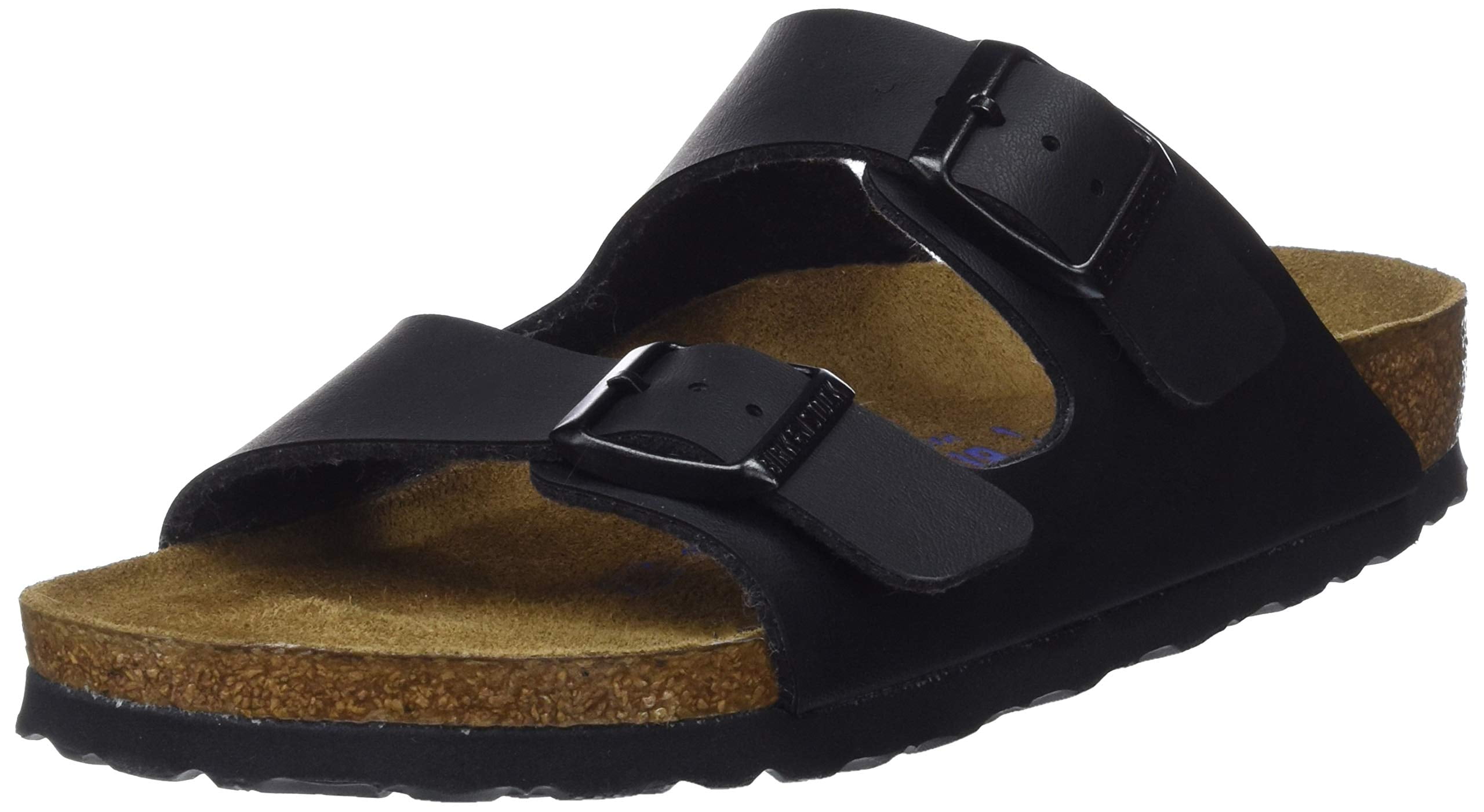 Birkenstock 552111: Arizona Oiled Leather Black Sandals (40 M EU ...