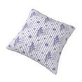 thumbnail image 2 of Rateoe Bouquet and Lavender Flowers Pattern Throw Pillow Cover Premium Pillow Stuffer Sham Square for Decorative Cushion Bed Couch Sofa(Pillow insert not included), 2 of 8