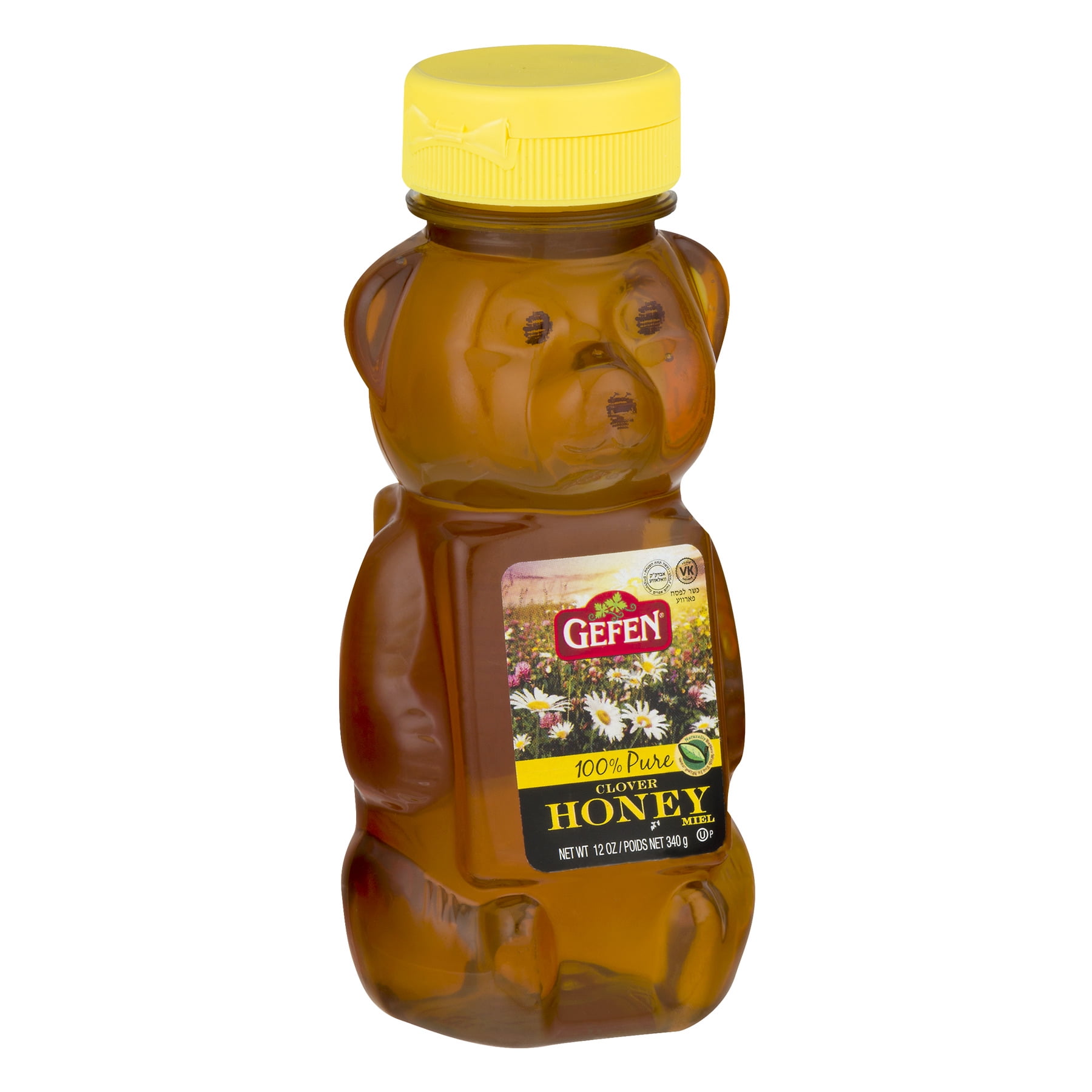 (2 pack) Gefen 100% Clover  Honey Bear, 12oz