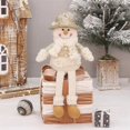 thumbnail image 6 of sdhkgrrt under $5 2Pcs Fabric Santa Claus, Christmas Fabric Sitting Santa,Beige Santa Claus SnowmanToys,Holiday Ornaments Decor Props,Festive Home Decoration,Cute Christmas Character Decor, 6 of 9
