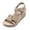 A-Beige116, variant on Womens Wedge Sandals Open Toe Dual Hook Loop Cutout Suede Platform Sandals Soft Support Breathable Summer Outdoor Sandals