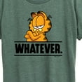 thumbnail image 3 of Garfield - Whatever - Women's Short Sleeve Graphic T-Shirt, 3 of 5