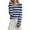*Navy, variant on ClodeEU Striped Sweaters for Women ,V Neck Cute Fall Winter Knitted Pullover Tops,Casual Loose Blouse Coffee,Womens Plus S