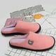 thumbnail image 5 of Zapatillas de espuma viscoelástica para hombre, suela de goma antideslizante, casa de felpa, zapatos transpirables para interior y exterior Jumpingount HA2878-08B, 5 of 7