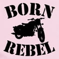 thumbnail image 2 of CafePress - Born Rebel Body Suit - Baby Light Bodysuit, Size Newborn - 24 Months, 2 of 4
