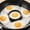 A Circle, variant on Haidf Egg Rings, Stainless Steel Round Egg Cooker Ring with Silicone Handle, Non-Stick Egg Ring Mold for Cooking, Frying Eggs, Omelette, Muffins and Breakfast Sandwiches, Pancake Mold, 3.6"
