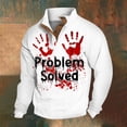 thumbnail image 2 of Spring And Autumn Men's Standing Collar Sweatshirt Is Outdoor Casual Sweaters Tops3XL, 2 of 4