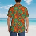thumbnail image 6 of Daiia Abstract Pattern Hawaiian Shirt for Men Gentle Cotton Regular Short Sleeve Casual-XX-Large, 6 of 9