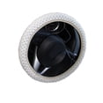 thumbnail image 3 of Riwesomey Auto decoración invierno cálido Universal Car-styling cálido felpa cubre coche volante cubierta perla terciopelo Automoción decorativa y accesorios Arroz blanco, 3 of 4